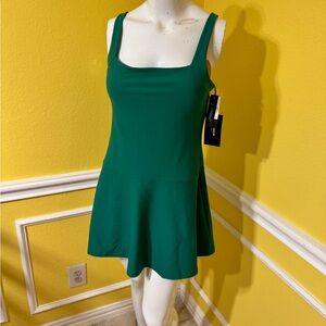 Chic Green Mini Dress